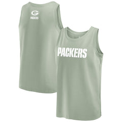 Fanatics Green Bay Packers Elements Tank Top Light Green