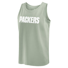 Fanatics Green Bay Packers Elements Tank Top Light Green