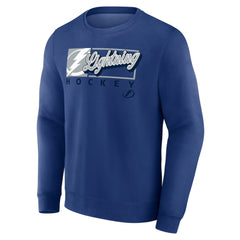 Tampa Bay Lightning Fanatics Focus Fleece Pullover Sweatshirt - Blue - NHL 200582294