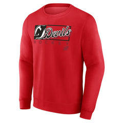 New Jersey Devils Fanatics Focus Fleece Pullover Sweatshirt - Red - NHL 200582305