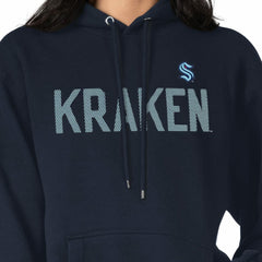 Seattle Kraken G-III 4Her by Carl Banks Women's Dot Print Pullover Hoodie - Navy - NHL 200582330