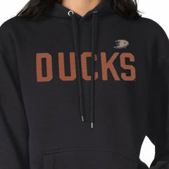 Anaheim Ducks G-III 4Her by Carl Banks Women's Dot Print Pullover Hoodie - Black - NHL 200582336
