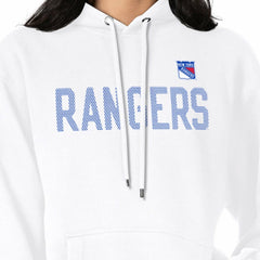 New York Rangers G-III 4Her by Carl Banks Women's Dot Print Pullover Hoodie - White - NHL 200582380