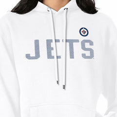 Winnipeg Jets G-III 4Her by Carl Banks Women's Dot Print Pullover Hoodie - White - NHL 200582399