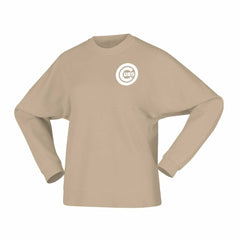 Chicago Cubs Fanatics Women's Branded Fleece Pullover Sweatshirt - Tan - Fanatics Online