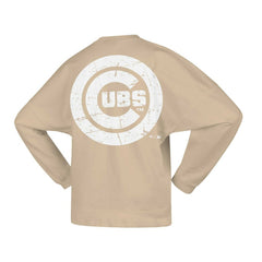 Chicago Cubs Fanatics Women's Branded Fleece Pullover Sweatshirt - Tan - Fanatics Online