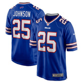 Nike Ty Johnson Buffalo Bills Team Game Jersey Royal