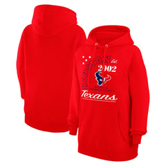 Houston Texans Starter Unisex Arch Team Fleece Pullover Hoodie Red