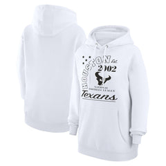 Houston Texans Starter Unisex Arch Team Fleece Pullover Hoodie White