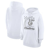 Pittsburgh Steelers Starter Unisex Arch Team Fleece Pullover Hoodie White
