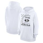 San Francisco 49ers Starter Unisex Arch Team Fleece Pullover Hoodie White