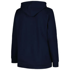 Fanatics Chicago Bears Women's Plus Size Heart and Soul V-Neck Pullover Hoodie Navy