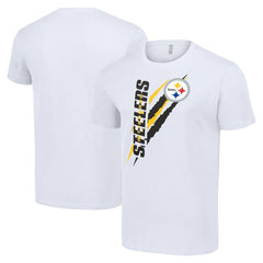 Pittsburgh Steelers Starter Color Scratch T-Shirt White