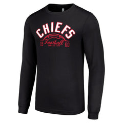 Kansas City Chiefs Starter Half Ball Team Long Sleeve T-Shirt Black