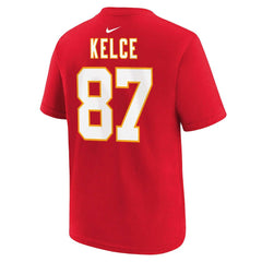 Nike Travis Kelce Kansas City Chiefs Preschool Player Name & Number T-Shirt Red