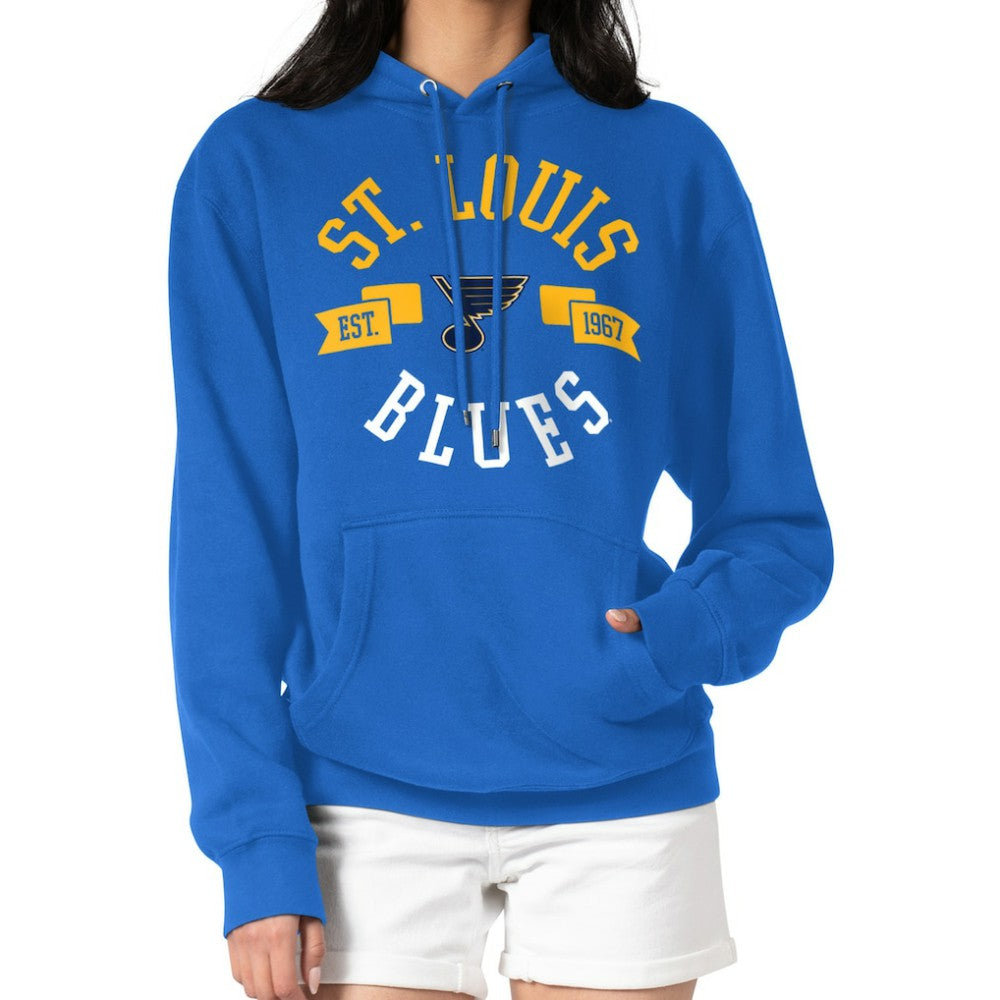 St. Louis Blues G-III 4Her by Carl Banks Women's City Graphic Fleece Pullover Hoodie - Blue - NHL 200592873