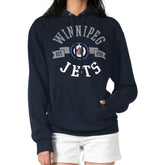 Winnipeg Jets G-III 4Her by Carl Banks Women's City Graphic Fleece Pullover Hoodie - Navy - NHL 200592893