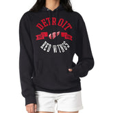 Detroit Red Wings G-III 4Her by Carl Banks Women's City Graphic Fleece Pullover Hoodie - Black - NHL 200592914