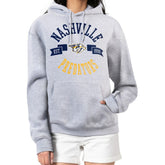 Nashville Predators G-III 4Her by Carl Banks Women's City Graphic Fleece Pullover Hoodie - Heather Gray - NHL 200592917