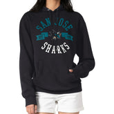 San Jose Sharks G-III 4Her by Carl Banks Women's City Graphic Fleece Pullover Hoodie - Black - NHL 200592931
