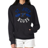 St. Louis Blues G-III 4Her by Carl Banks Women's City Graphic Fleece Pullover Hoodie - Black - NHL 200592933