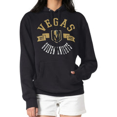 Vegas Golden Knights G-III 4Her by Carl Banks Women's City Graphic Fleece Pullover Hoodie - Black - NHL 200592935