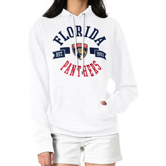 Florida Panthers G-III 4Her by Carl Banks Women's City Graphic Fleece Pullover Hoodie - White - NHL 200592954