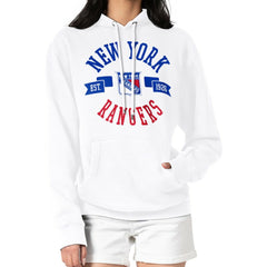 New York Rangers G-III 4Her by Carl Banks Women's City Graphic Fleece Pullover Hoodie - White - NHL 200592961