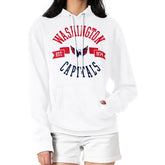 Washington Capitals G-III 4Her by Carl Banks Women's City Graphic Fleece Pullover Hoodie - White - NHL 200592973