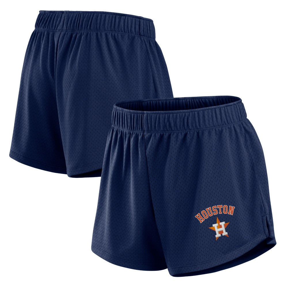 Houston Astros Fanatics Women's Mesh Shorts - Navy - Fanatics Discount