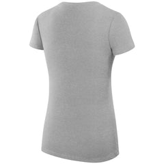Boston Bruins G-III 4Her by Carl Banks Women's Super-Slim Fit Lightweight City Graphic V-Neck T-Shirt - Heather Gray - NHL 200593369