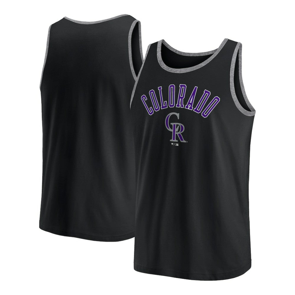 Colorado Rockies Fanatics Bet Tank Top - Black - Fanatics Online