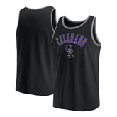 Colorado Rockies Fanatics Bet Tank Top - Black - Fanatics Online