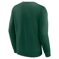 Athletics Fanatics Focus Fleece Pullover Sweatshirt - Green - Fanatics Discount