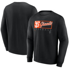 San Francisco Giants Fanatics Focus Fleece Pullover Sweatshirt - Black - Fanatics Online