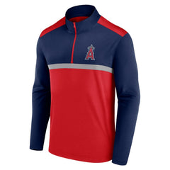 Los Angeles Angels Fanatics Unstoppable Quarter-Zip Top - Red - Fanatics Lifestyle
