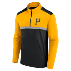Pittsburgh Pirates Fanatics Unstoppable Quarter-Zip Top - Black - Fanatics Lifestyle