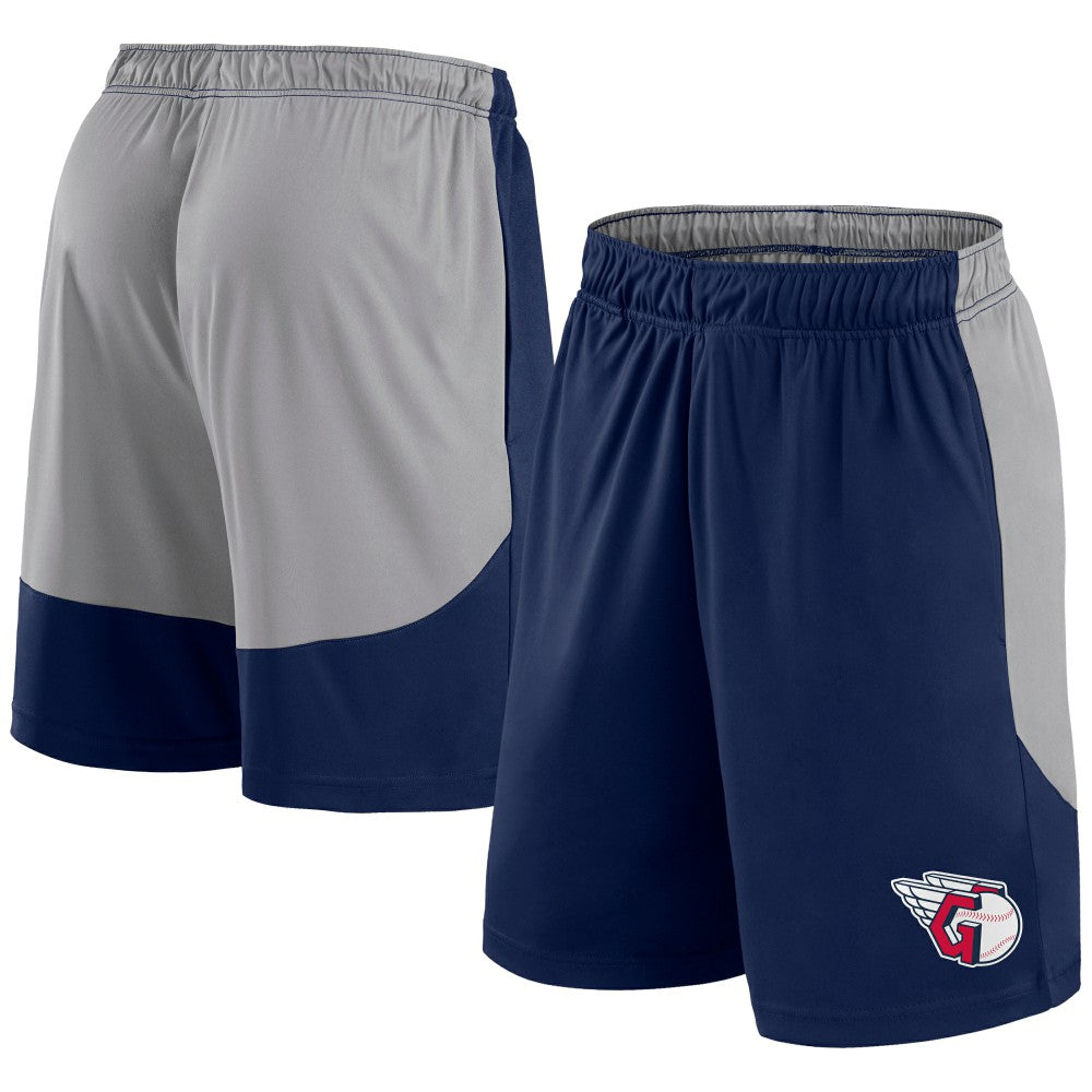 Cleveland Guardians Fanatics Go Hard Shorts - Navy/Gray - Fanatics Lifestyle