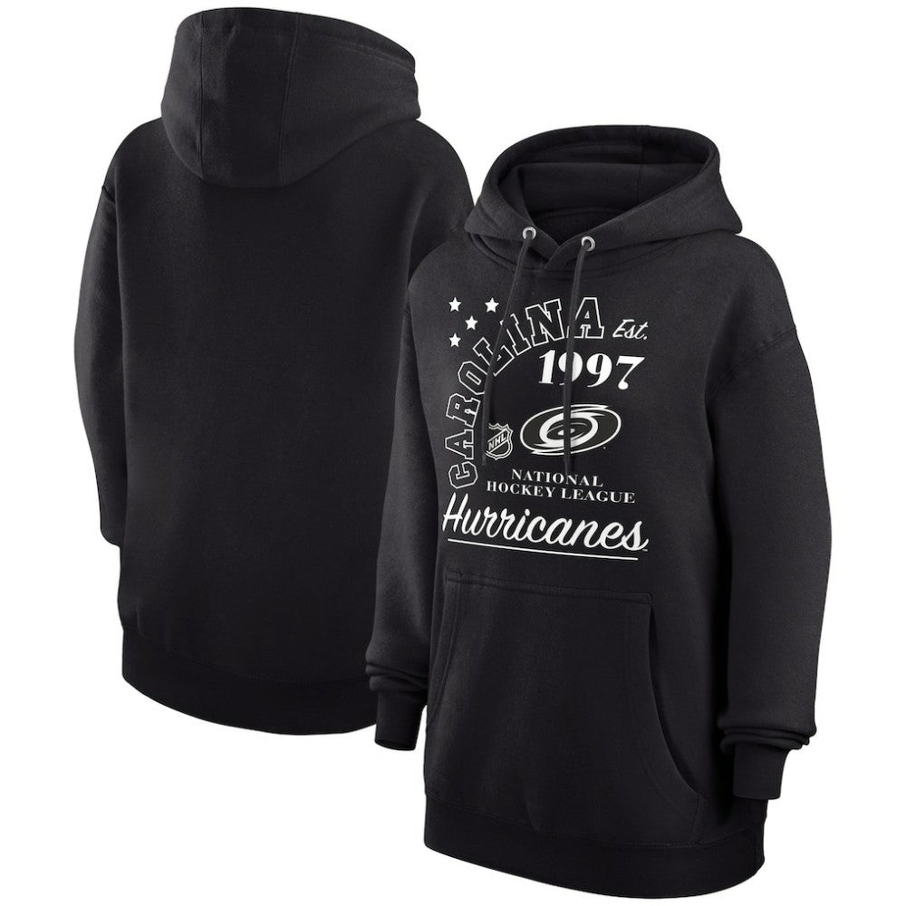 Carolina Hurricanes Starter Arch City Team Graphic Fleece Pullover Hoodie - Black - NHL 200594367