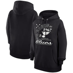 St. Louis Blues Starter Arch City Team Graphic Fleece Pullover Hoodie - Black - NHL 200594380