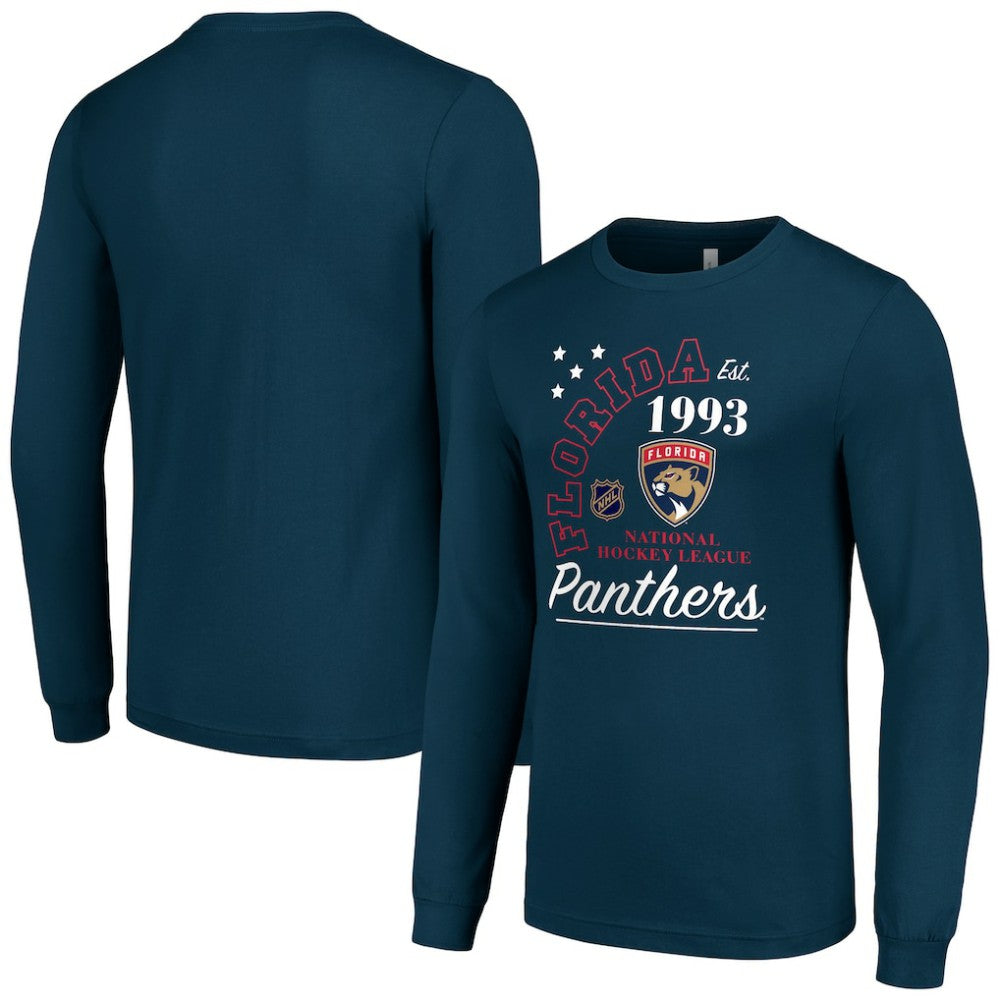 Florida Panthers Starter Arch City Theme Graphic Long Sleeve T-Shirt - Navy - NHL 200594603