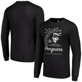Pittsburgh Penguins Starter Arch City Theme Graphic Long Sleeve T-Shirt - Black - NHL 200594611