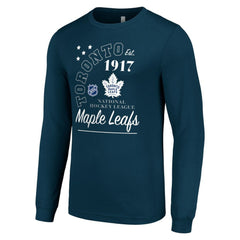Toronto Maple Leafs Starter Arch City Theme Graphic Long Sleeve T-Shirt - Navy - NHL 200594614