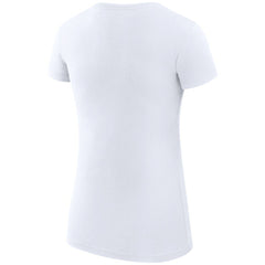 San Jose Sharks G-III 4Her by Carl Banks Women's Super-Slim Fit Lightweight Dot Print Team T-Shirt - White - NHL 200595254