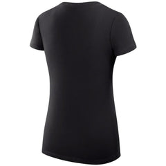 San Jose Sharks G-III 4Her by Carl Banks Women's Super-Slim Fit Lightweight Dot Print Team V-Neck T-Shirt - Black - NHL 200595338