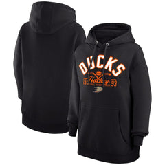 Anaheim Ducks Starter Puck Pullover Hoodie - Black - NHL 200595926
