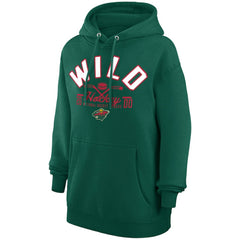 Minnesota Wild Starter Puck Pullover Hoodie - Green - NHL 200595976