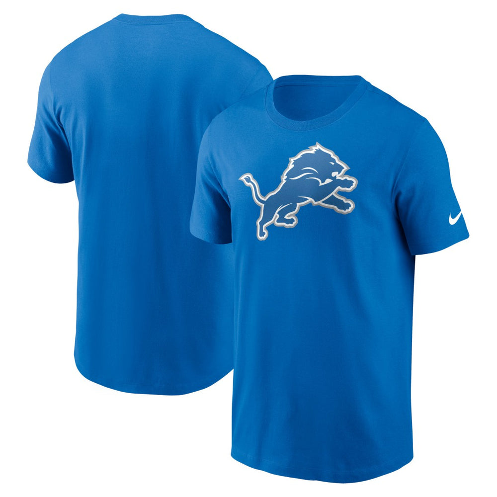Nike Detroit Lions Primetime Logo Essential T-Shirt Blue