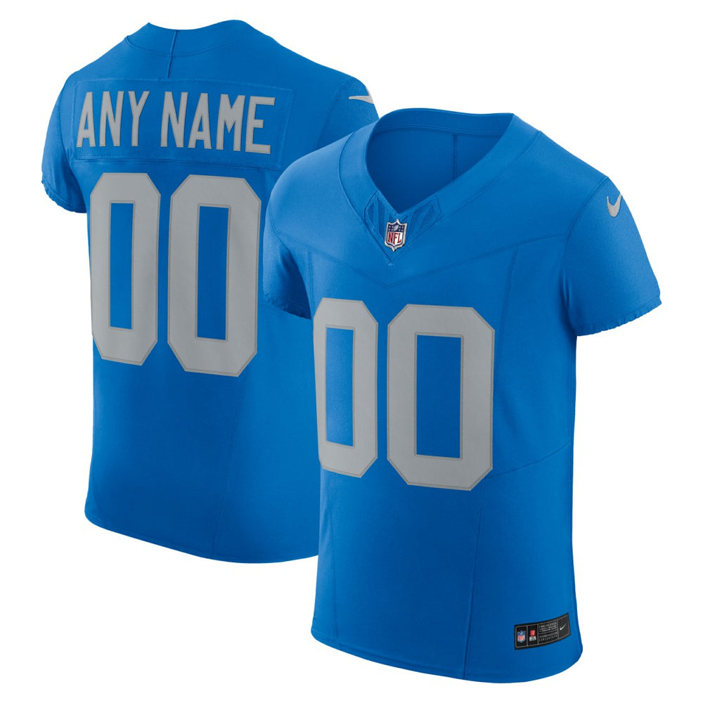 Nike Detroit Lions Alternate Vapor F.U.S.E. Elite Custom Jersey Blue