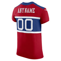 Nike New York Giants Alternate Vapor F.U.S.E. Elite Custom Jersey Red